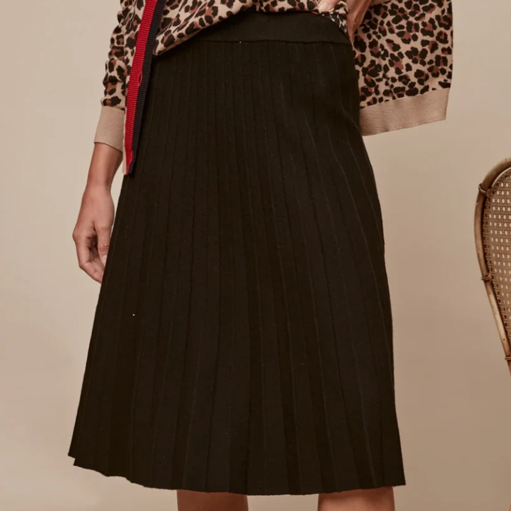 Slate Legacy Knit Midi Skirt Brown W-4458 Size 5 New With Tags